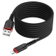Кабель Hoco X59 Victory charging data cable iP(L2M) Black