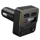 АЗП з FM-модулятором BOROFONE BC60 Hero 35W(1A1C) car BT FM transmitter Black