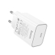 Мережевий зарядний пристрій HOCO C143A Benefit single port PD20W charger White