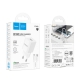 Мережевий зарядний пристрій з кабелем HOCO C145A Charm single port QC3.0 charger set(Type-C) White