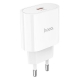 Мережевий зарядний пристрій HOCO C94A Metro single port PD20W charger set(Type-C to Type-C) White
