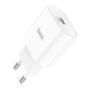 Мережевий зарядний пристрій HOCO C94A Metro single port PD20W charger set(Type-C to Type-C) White