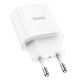 Мережевий зарядний пристрій HOCO C94A Metro single port PD20W charger set(Type-C to Type-C) White
