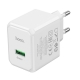 Мережевий зарядний пристрій HOCO CS12A Ocean single port QC3.0 charger White