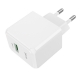 Мережевий зарядний пристрій HOCO CS12A Ocean single port QC3.0 charger White