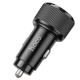 Автомобільний зарядний пристрій HOCO NZ14B Guerrero PD50W(2C) car charger Black