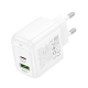 Мережевий зарядний пристрій HOCO CS55A Surplus PD30W+QC3.0 charger White