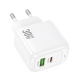 Мережевий зарядний пристрій HOCO CS55A Surplus PD30W+QC3.0 charger White