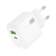 Мережевий зарядний пристрій HOCO CS55A Surplus PD30W+QC3.0 charger White