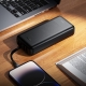 Зовнішній акумулятор HOCO J163A Wonderful power bank with 4 cables(20000mAh) Black