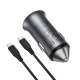 Автомобільний зарядний пристрій ACEFAST B16 95W (USB-A+USB-C) dual port metal car charger set (P5) Metal Gray