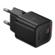 Мережевий зарядний пристрій HOCO N64 Ingenious single port PD20W charger BLack