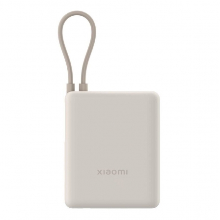 Зовнішній акумулятор Xiaomi 33W Power Bank 10000mAh (Integrated Cable) Tan GL