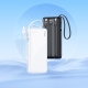 Зовнішній акумулятор HOCO J146 Night tide power bank with 4 cables (10000mAh) Black