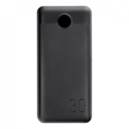 Зовнішній акумулятор VEGER 30000 mAh PD QC3.0 3A 20W L30 (W3008PD) black