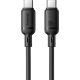 Кабель USB Type-C Baseus Silky Series USB Type-C to USB Type-C 100W 2m Black (P10377704113-01)