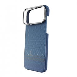 Чохол WIWU ARAMID ARMOR DCC-208 for iP17 Pro Max 6.9" Black & Blue