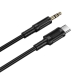 Аудіокабель BOROFONE BL25B Nice digital audio conversion cable Type-C Black
