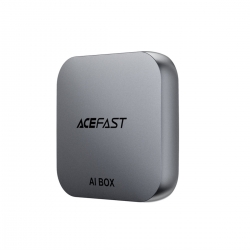 Адаптер ACEFAST QC2 AI Box CarPlay wireless adapter for car Metal Gray