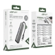 USB-хаб ACEFAST J18 USB-C 6-in-1 HUB docking station Metal Gray