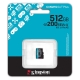 Карта пам'яті microSDXC (UHS-1 U3) Kingston Canvas Go! Plus 512Gb class 10 A2 V30 (R200MB/s, W-160MB/s)