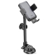 Автотримач для телефона HOCO H27 Rock push-type car holder(center console) Black gray