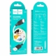Кабель HOCO X90 Cool silicone charging data cable for Type-C White