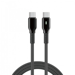 Кабель WIWU 60W Duralink Series Nylon Braided Cable 
Wi-C075 C-C 1M