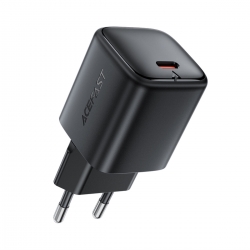 Мережевий зарядний пристрій ACEFAST A136 PD40W mini GaN USB-C fast charger Black