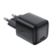 Мережевий зарядний пристрій ACEFAST A136 PD40W mini GaN USB-C fast charger Black