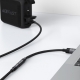 Аудіокабель ACEFAST J13 USB-A to 3.5mm female, nylon braid, 0.15m, Black