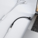 Аудіокабель ACEFAST J13 USB-A to 3.5mm female, nylon braid, 0.15m, Black