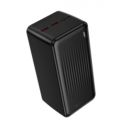 Зовнішній акумулятор BOROFONE BJ80C Clever 22.5W+PD20W fully compatible power bank(50000mAh) Black