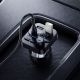 АЗП з FM-модулятором BOROFONE BC61 Ocean 45W(1A1C) car BT FM transmitter Black