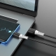 Кабель HOCO X82 USB to Type-C 3A, 1m, silicone, silicone connectors, Black