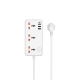 Мережевий подовжувач WIWU 30W Cube Multiple Function GaN Power Strip 1C3A+3 sockets Wi-S005 EU White