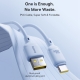 Кабель Baseus Silky Series Fast Charging Cable USB to iP 2.4A 1m Galaxy Blue