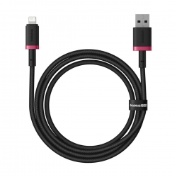 Кабель Baseus Dura Series Fast Charging Cable USB to iP 2.4A 1m Red+Black