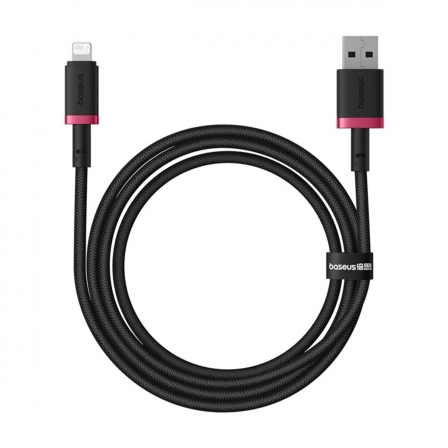 Кабель Baseus Dura Series Fast Charging Cable USB to iP 2.4A 1m Red+Black