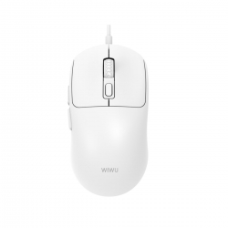 Маніпулятор миша дротова WIWU USB2.0 Wired Mouse WM111 White