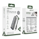 USB-хаб ACEFAST J15 USB-C 4-in-1 HUB Metal Gray