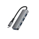 USB-хаб ACEFAST J15 USB-C 4-in-1 HUB Metal Gray