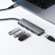 USB-хаб ACEFAST J15 USB-C 4-in-1 HUB Metal Gray
