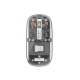 Маніпулятор миша бездротова WIWU Crystal Magnetic Wirless Mouse WM105 (Dual-bluetooth +2.4G three-mode) Grey