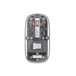 Маніпулятор миша бездротова WIWU Crystal Magnetic Wirless Mouse WM105 (Dual-bluetooth +2.4G three-mode) Grey