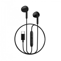 Навушники дротові WIWU EB314 Wired Earphone (Type-C) Black