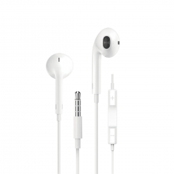Навушники дротові WIWU EB101 Wired earphone (3.5mm) White