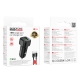 Автомобільний зарядний пристрій BOROFONE BZ34 Cloud single port QC3.0 car charger set(Type-C) Black