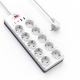 Мережевий подовжувач WIWU 14 in 1 20W GaN Power Strip 2C+2A+10AC Wi-S008 EU (2 m) White