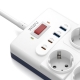 Мережевий подовжувач WIWU 14 in 1 20W GaN Power Strip 2C+2A+10AC Wi-S008 EU (2 m) White